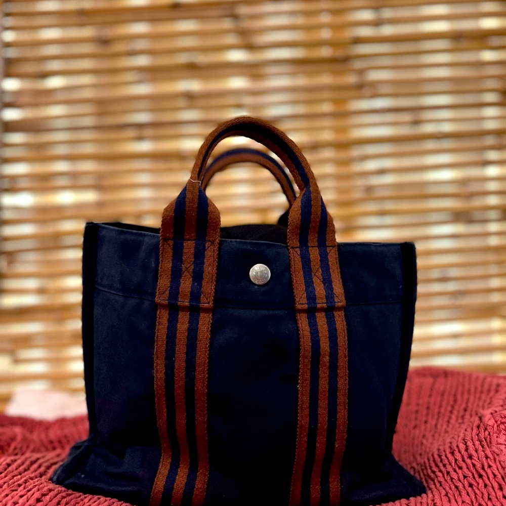 Hermès Toile Fourre Tout PM